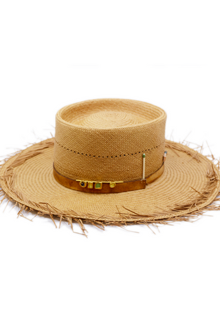 #695 Calado Straw Hat