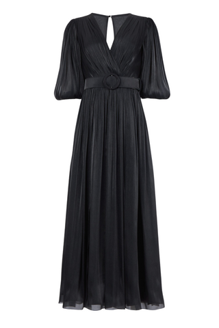 Brennie A-line Dress | Black