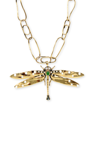 Dragonfly Necklace | Green