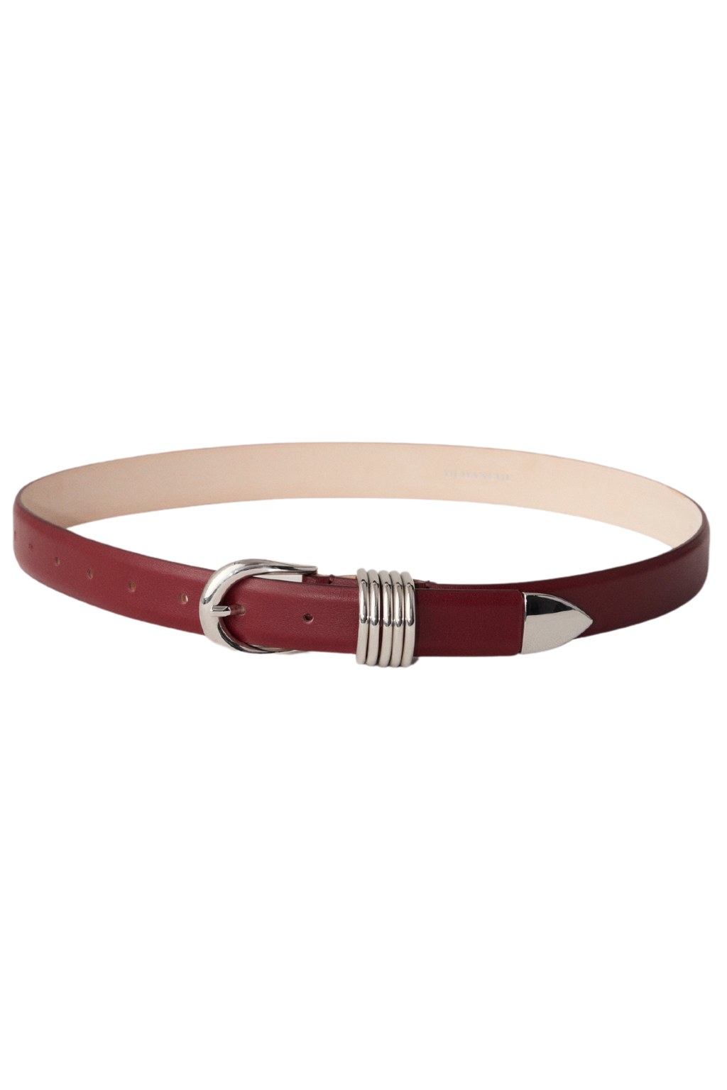 Hollyhock Belt | Pomegranate / Silver – Valentines Austin display picture 3