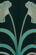 blooming tulip placeé dark green
