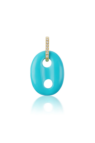 18k Mariner Charm | Turquoise
