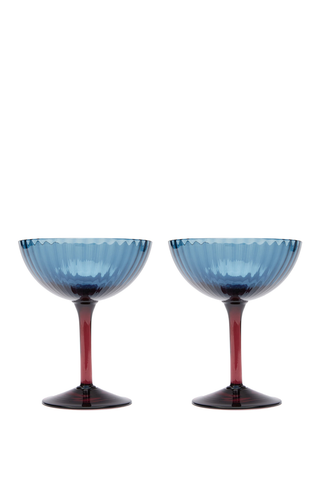 Champagne Coupe Set Of 2 | Blu Flume