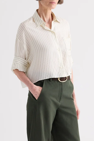 Next Ex Shirt | Ivory/Blue