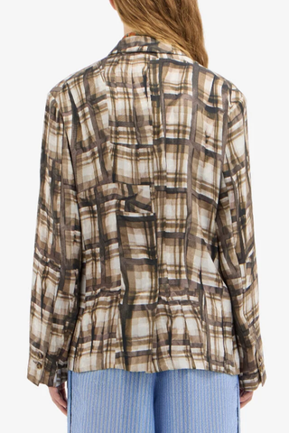 Fancy Silk Jacket | Cacao Brunito 519571