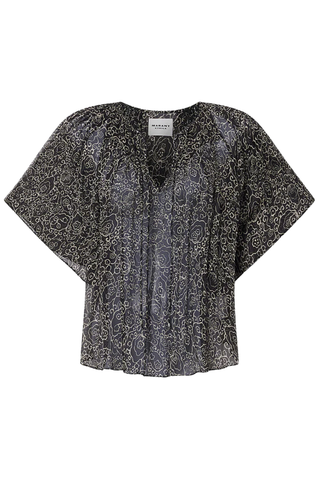 Neslya Top | Black / Ecru