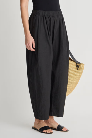 Spa Pleat Pant | Black