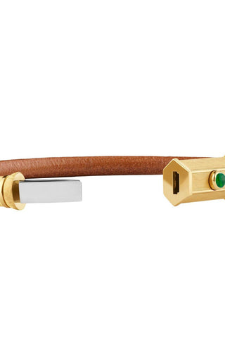 Lasso Locket Bracelet | Emerald
