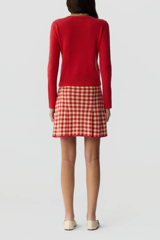 Compass Jane Cardigan | Scarlet