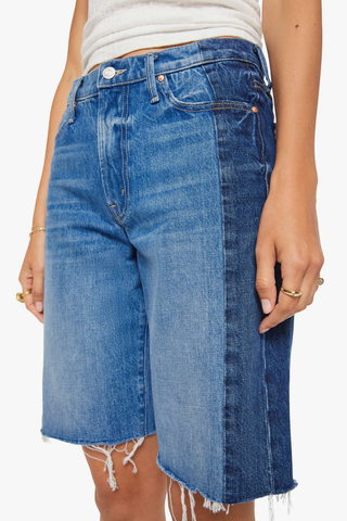 Mid Rise Maven Bermuda Fray Short | Double Stacked
