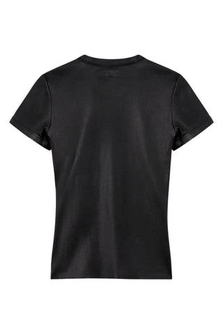 Stouls 05 Leather T-Shirt | Noir