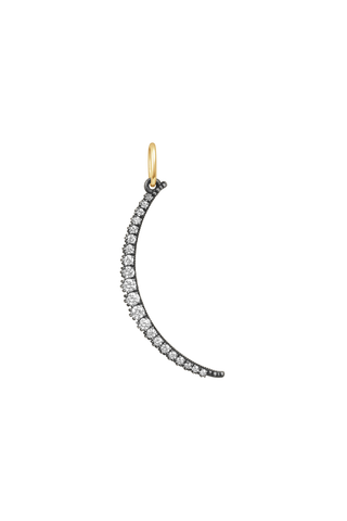 "Sweet Life" Slim Moon Diamond Charm
