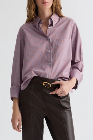 J.D. Shirt | Rust/Blue