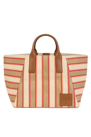The Riviera Tote | Red Stripe