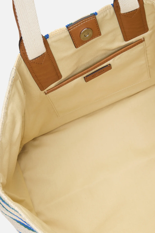 The Riviera Tote | Green Stripe