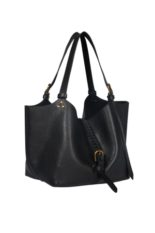 Joseph S Handbag | Noir Brass