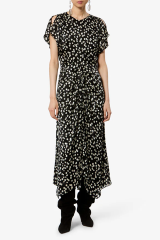 Herva Dress | Black/Ecru