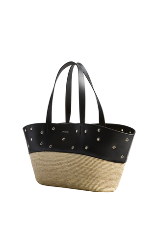 Knot Basket Small | Black/Silver