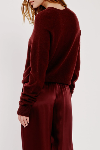 Jayne Layering Crewneck | Cabernet