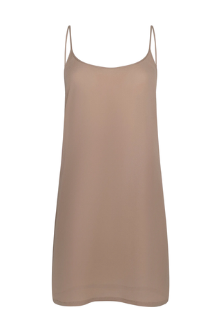dress liner slip Basic Lining Slip Golden Brown The Label