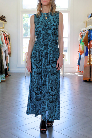 Kamaria Ruched Waist Dress | Ocean Flora