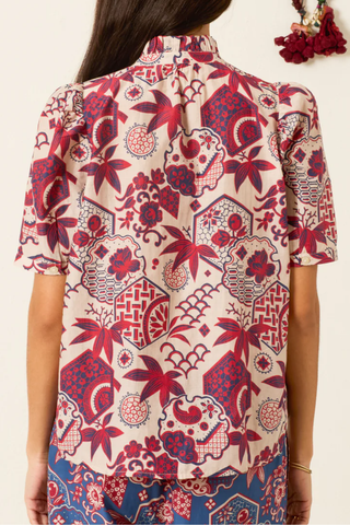 Winnie Crimson Hive Shirt | Off-White