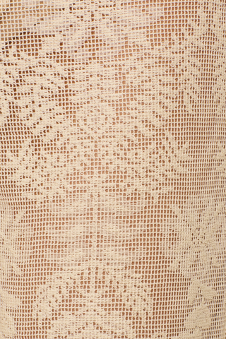 Bunny Pearl Lace Lattice Jean | Off-White