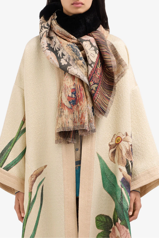 Fanory Silk Scarf 65x190 | Broccato Di Brina 519055