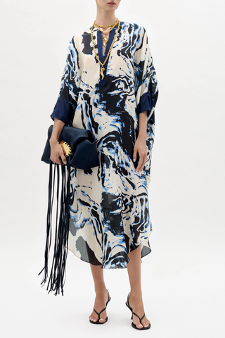 Elea Tunic | Deep Sea Abstract