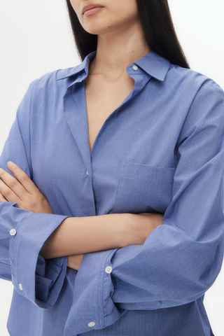 Next Morning Shirt | White/Navy