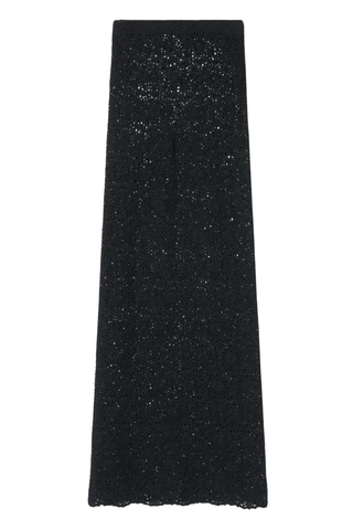 Nika Knitted Skirt | Black
