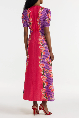 Lea Long Dress | Feather Raspberry