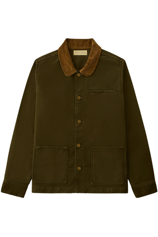Drew Jacket In Moleskin | Moss