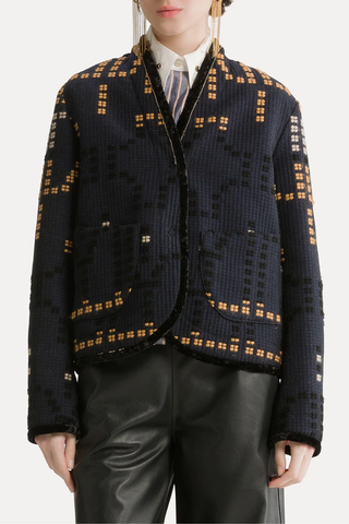 Samarcanda Jacquard Jacket | Notte