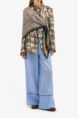 Fancy Silk Jacket | Cacao Brunito 519571