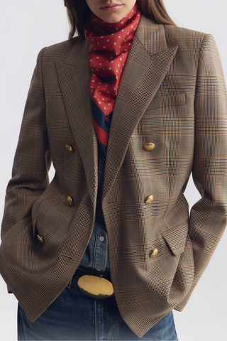 Silk Twill Scarf | Ascot Dot