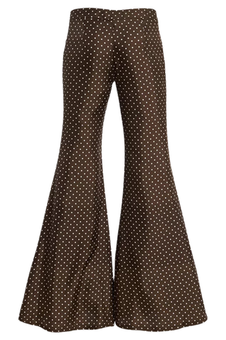 Zaoua Pant | Polka Dot Brown