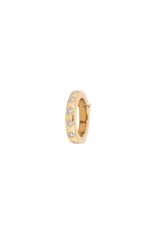 Classic Diamond Oval Bail | Tiny