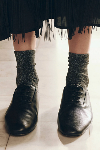 The Lurex Socks | Golden