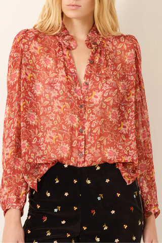 Annabel Sunset Ember Shirt | Orange Sunset