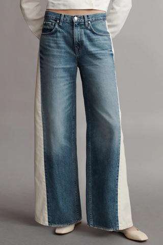 Ramblin Man Jean | White/Vintage Denim