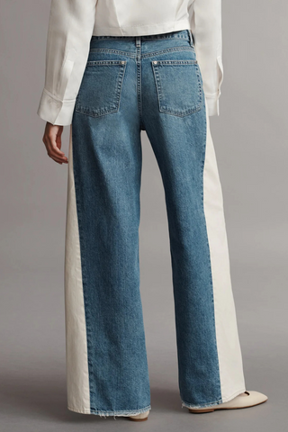 Ramblin Man Jean | White/Vintage Denim