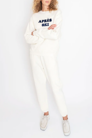 The Oversized Apres Ski Town Sweatshirt | Cream