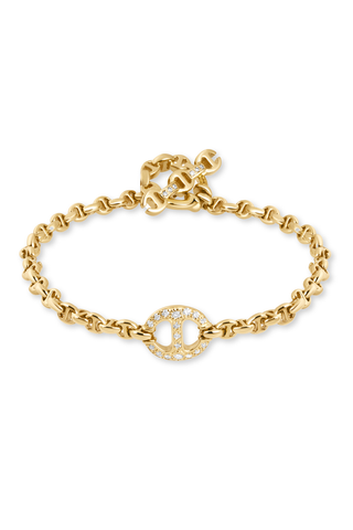 10mm Single Link Bracelet | Diamonds