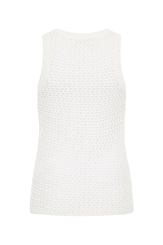 Cotton Crochet Tank | Off White