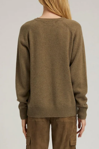 Cashmere Boyfriend Sweater | Olive