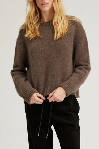 Heavy Cashmere Sweater | Truffle