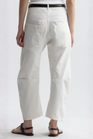 Shon Herringbone Pant | Vintage Cream