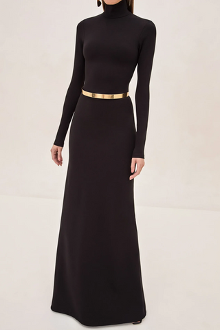 Fenix Long Dress | Black