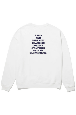 The Oversized Apres Ski Town Sweatshirt | Cream